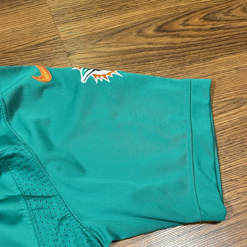 Nike NFL Miami Dolphins Ryan Tannehill Jersey On Field Size 48 Teal - Picture 7 of 13